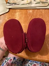 Zapatos de piel de ante para bebé, mocasines de suela blanda antideslizante para recién nacidos