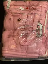 Chándal con estampado de letras para niña, conjunto de Top corto con capucha, pantalones para correr, chándal, conjunto de dos piezas para Fitness