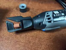 NEWONE-afilador de herramientas de jardín al aire libre, cortacésped, accesorio de afilado giratorio, apto para taladro Dremel