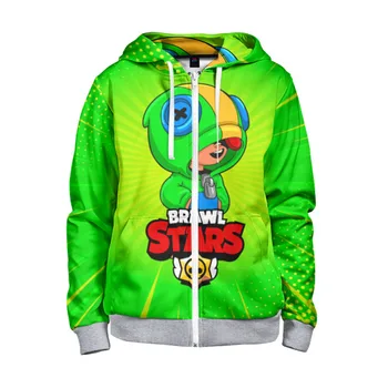 Children's sweatshirt 3D with zipper Brawl Stars Leon
Children's sweatshirt 3D with zipper Brawl Stars Leon