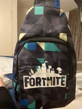 Fornites-Bolso de pecho Unisex para hombre, bolsa de hombro para deportes al aire libre, Fortress, estampado de dibujos animados Anime, para correr, senderismo, viaje