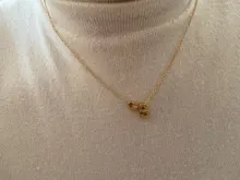 Collar de cadena con corazón de cobre para mujer y niña, joyería de moda, regalo