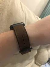 Correa de silicona + cuero para Apple watch, banda de reloj de cuero genuino de 44mm, 40mm, 42mm y 38mm, iWatch series 5 4 3 SE 6