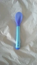 Cuchara con sensor de temperatura para bebé, cucharilla de alimentación de silicona de seguridad, cucharilla de autoalimentación para bebé, platos para bebé, 2 uds.