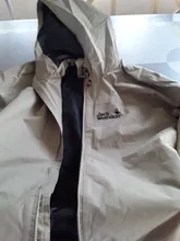 Chaqueta de senderismo con capucha para exteriores, chaqueta impermeable y cálida, con logo reflectante, de piel de Lobo, 2021