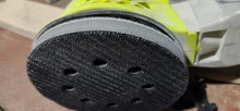 Almohadilla de interfaz de esponja suave de 8 agujeros para lijado, discos de lijado de gancho y bucle para pulido de superficie irregular, 5 pulgadas (125mm), 2 uds.