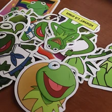 10/30/50 Uds Kermit Forg de dibujos animados pegatinas para el coche equipaje bicicleta de teléfono para motocicleta portátil teléfono nevera guitarra Cool divertido parodia