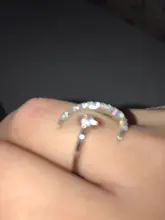 IPARAM nuevo diseño CZ estrella de circón anillo de 2020 declaración de moda oro plata encanto de Color señora chica anillo de la joyería