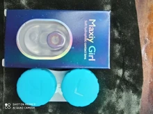 2 unids/par lentillas de disfraz de Halloween de Color de lente de contacto para los ojos lentes de Color rojo azul pequeño diablo Anime lente de contacto