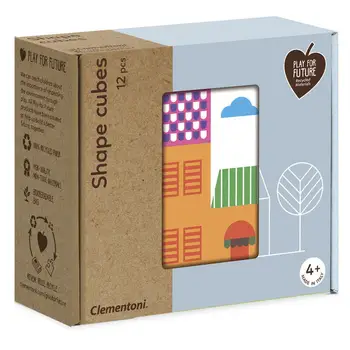 12 screen printed cubes shapes houses electronic toys Clementoni
12 screen printed cubes shapes houses electronic toys Clementoni