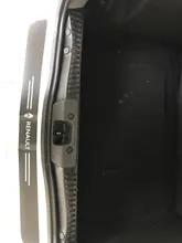 Pegatinas de parachoques trasero de cuero para coche, moldura de Placa de protección de maletero para Renault megane 2 clio duster fluence logan, accesorios captur