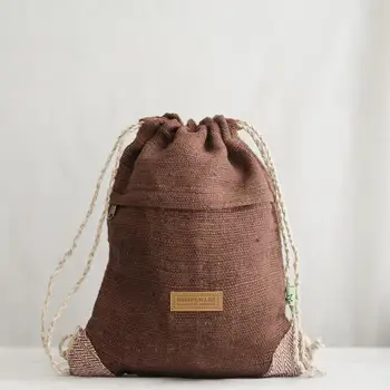 Backpack of hemp сваямбу, blue rhombus
Backpack of hemp сваямбу, blue rhombus