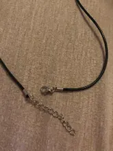 10 unids/lote 2 mm de cuero Real hecho a mano ajustable trenzado collares de cuerda y amuletos colgantes resultados langosta cierre cable cadena