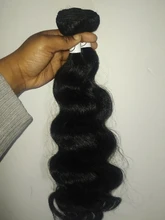 Mechones de pelo sintético con mezcla de animales, extensiones de pelo de paquete liso de seda con cierre de encaje 4x4, mezcla de cabello humano Natural Adorable 3 + 1