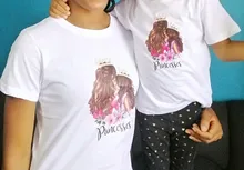 Ropa familiar a juego para Super mamá e hija, Camiseta con estampado para niños y niñas, ropa para madre e hija, camiseta de manga corta de algodón