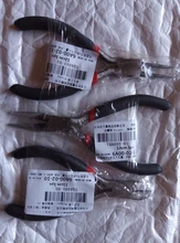 3 unids/set joyería de Juego de alicates de acero inoxidable nariz de aguja alicates de la joyería de mano negro Herramienta 11-13cm herramienta de la joyería conjuntos