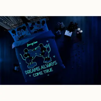 Disney Minnie & Mickey Glow In The Dark Duvet Cover Set 3 pcs Double 100% Cotton Beding Linens
Disney Minnie & Mickey Glow In The Dark Duvet Cover Set 3 pcs Double 100% Cotton Beding Linens
