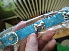 Fashion Red Purple Black Green Leather Dog Collar Bone Shaped Accessories Collar