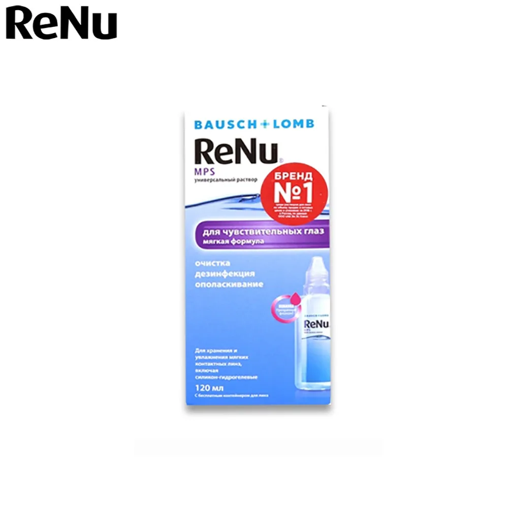 Раствор ReNu MPS (120 мл)|Жидкость для ухода| |