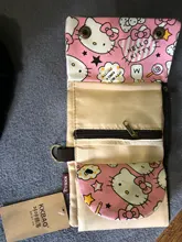 Mini billeteras con estampado de lona para mujer, bolsas pequeñas para niños, monedero, carteras femeninas para niñas y niños