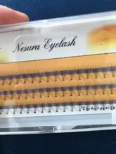 Pestañas postizas individuales tipo profesional, extensiones de pestañas en grupos para colocar individualmente en forma de racimo de 60 unidades, maquillaje profesional