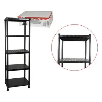 Shelves Bricotech Black (5 Shelves) (60 X 40 x 184 cm)
Shelves Bricotech Black (5 Shelves) (60 X 40 x 184 cm)