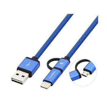 USB Cable to Micro USB and USB C CoolBox COO-CAB-U2MC
USB Cable to Micro USB and USB C CoolBox COO-CAB-U2MC