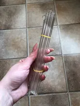 Borosilicato alto vaso pajillas de pajita reutilizable para batidos cócteles Bar accesorios pajitas con cepillos