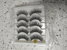 Pestañas postizas hechas a mano 3D, pelo suave de visón, extensión de pestañas postizas, maquillaje largo Natural, 5 pares, suministros de herramientas