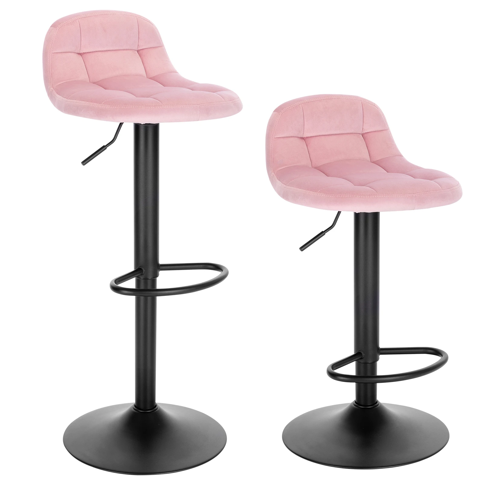 2PCS/Set Bar Stools with Backrest Footrest Height-Adjustable Barstools Pub Counter Height Bar Chair Home Office Kitchen Chair 3 Mallzona U069c4ffdb2b34f19a27404c887443e48T 2PCS/Set Bar Stools with Backrest Footrest Height-Adjustable Barstools Pub Counter Height Bar Chair Home Office Kitchen Chair Mallzona