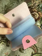 Tarjetero con hebilla de cuero PU para hombre y mujer, Cartera de viaje, tarjetero de identificación de negocios, a la moda, AIC88