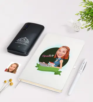 Personalized Women 'S Best Teacher Caricature Of White Notebook pen 12.000 Mah Powerbank Gift Seti-1
Personalized Women 'S Best Teacher Caricature Of White Notebook pen 12.000 Mah Powerbank Gift Seti-1