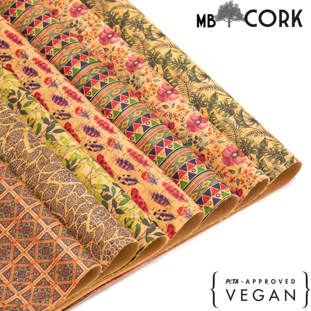 From Portugal Natural cork fabric patterned with Scorpion, flower, bird fabric Cork Textile COF-201
From Portugal Natural cork fabric patterned with Scorpion, flower, bird fabric Cork Textile COF-201