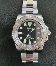 Bisel de acero de bronce y cerámica para buzos, inserto de 38x30,6mm para Seiko, SKX007, SKX009, piezas de repuesto de accesorios de reloj