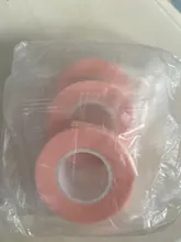 3 rollo 9m Rosa pestañas cinta de extensión de pestañas transpirable de microporos tela fácil lágrima de ojo cintas cinta extensión de pestañas Anti-alergia