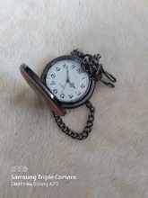 Reloj de bolsillo de cuarzo, colgante de cadena con diseño de héroe soviético, retrato del líder de Rusia, con martillo Hoz, regalo