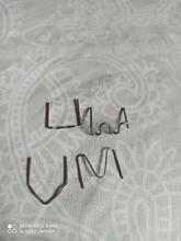 Grapadora caliente para reparación de carrocería, grapas de onda precortada estándar de termofusión de plástico para reparación de carrocería, 500 Uds.