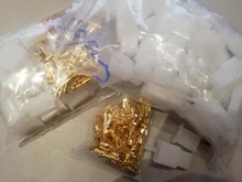 Conector de alimentación IDE HDD sata, perforaciones con núcleo de cobre para disco duro, color negro, 10 unids/lote