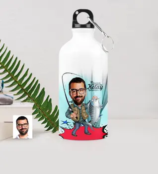 Personalized Mr Fishing Caricature Of Metal Water bowl (500 ml.) 1 
Personalized Mr Fishing Caricature Of Metal Water bowl (500 ml.) 1