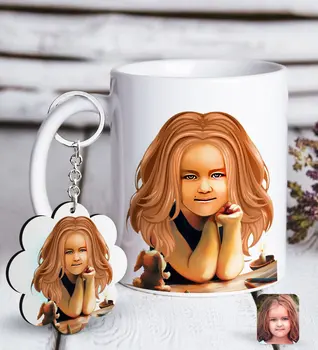 Personalized Abstract Female Child Caricature Of White mug And Keychain Gift Seti-1
Personalized Abstract Female Child Caricature Of White mug And Keychain Gift Seti-1