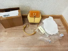 Longlight-Bolso de hombro de piel sintética para mujer, bandolera hexagonal de cuero sintético, con cadena, lijado