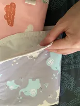 Alfombrillas reutilizables para cambiar pañales de bebé, cubierta de colchón para cambiar pañales de algodón para recién nacido, impermeable