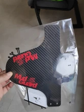 Guardabarros coloridos delantero/trasero para rueda de bicicleta, guardabarros de fibra de carbono, guardabarros para bicicleta de montaña, accesorios para fijar Ciclismo de Carretera