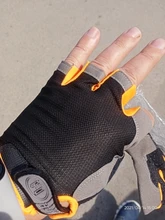 Guantes antideslizantes para ciclismo, protectores de manos transpirables de medio dedo para deportes y ciclismo, accesorios para hombres y mujeres