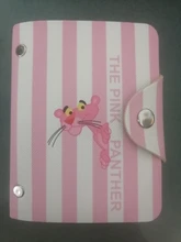 Tarjetero de piel sintética con 20 Bits para hombre y mujer, Tarjetero con patrón de Arte de dibujos animados