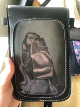 Bolso de teléfono móvil con pantalla táctil para mujer, Cartera de teléfono inteligente con borla de cuero, bolso con correa para el hombro