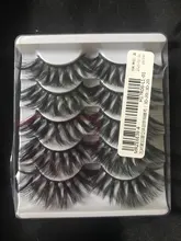 5 pares de pestañas postizas 3D largas naturales de imitación de pelo de visón Wispies Fluffies Drama pestañas suaves hechas a mano Libre de crueldad pestañas negras