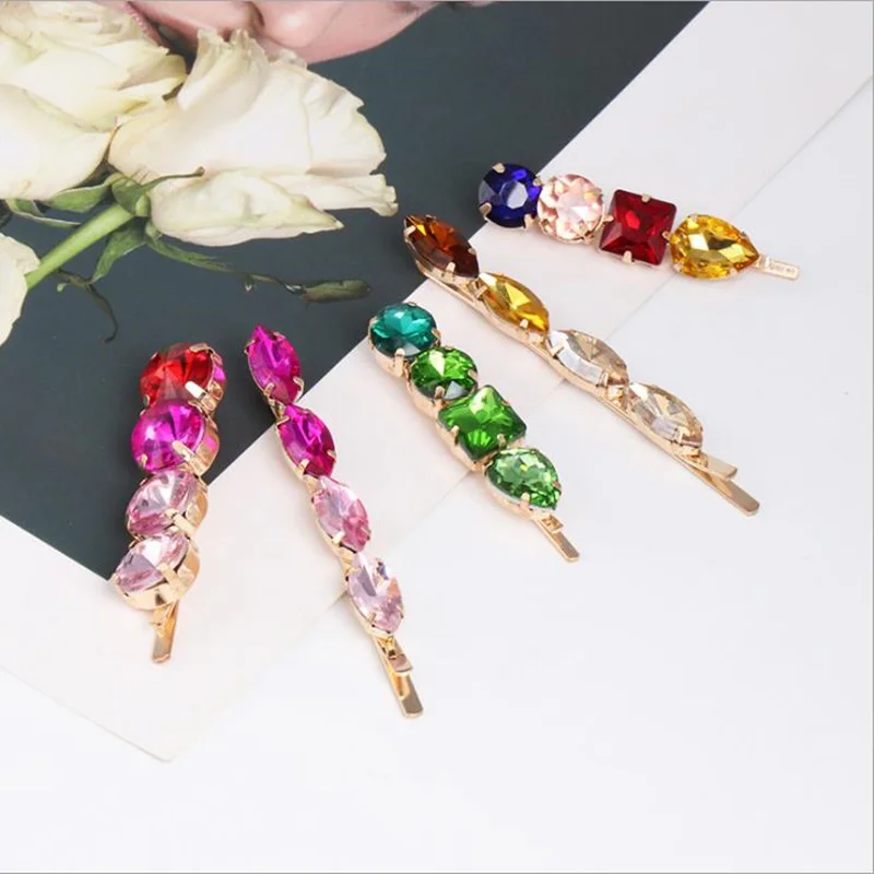 Ins Word Color Rhinestone Hairpin Korean Version Of The Hot BB Clip Temperament Side Clip 2019 Popular Headdress Diamond
Ins Word Color Rhinestone Hairpin Korean Version Of The Hot BB Clip Temperament Side Clip 2019 Popular Headdress Diamond