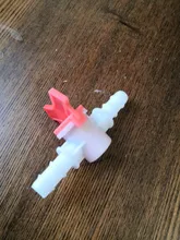 4mm 6mm 8mm 10mm 12mm 16mm 20mm espiga para manguera de dos vías de bola de plástico de válvula de acuario jardín Micro conector para riego