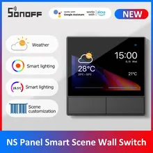 SONOFF NSPanel EU US Smart Scene Touch WiFi Switch Thermostat Display Control Works With EWeLink Alexa Google Home Yandex Alice
SONOFF NSPanel EU US Smart Scene Touch WiFi Switch Thermostat Display Control Works With EWeLink Alexa Google Home Yandex Alice